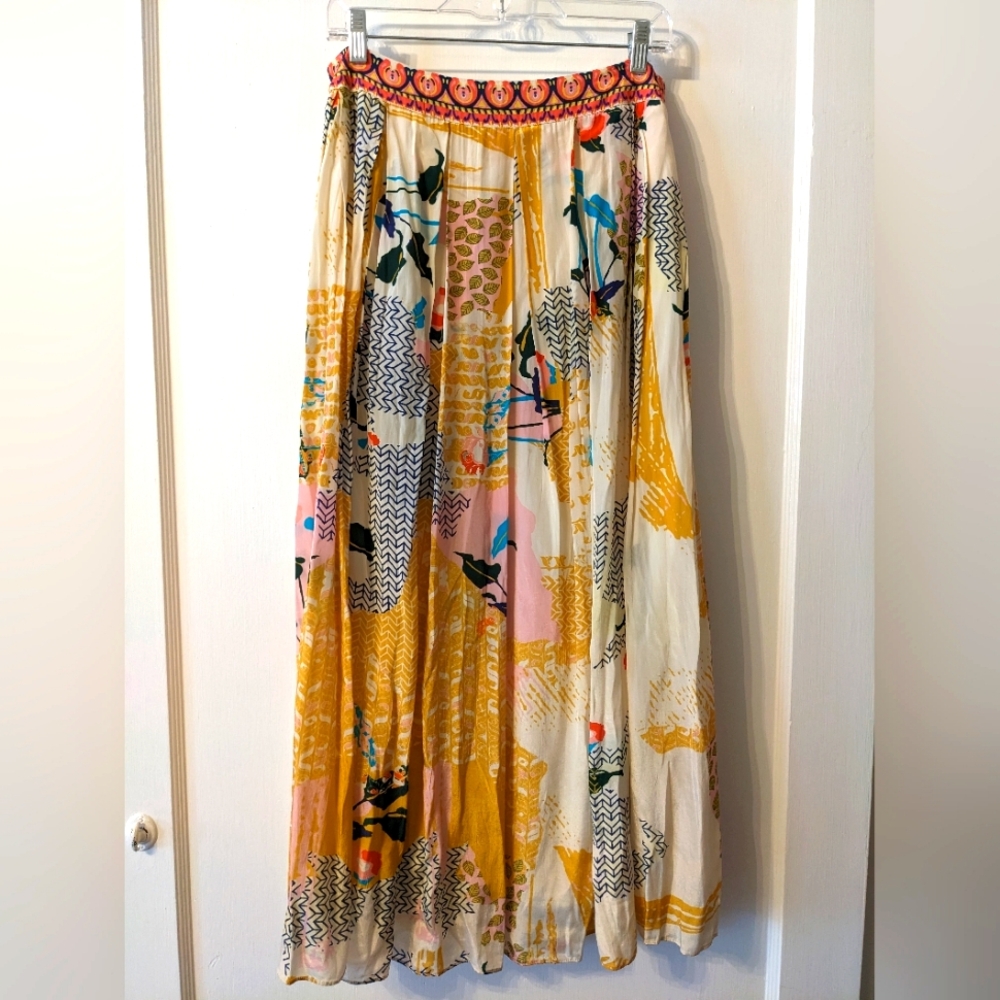 Anthropologie Bhanuni by Jyoti Pleated Skirt